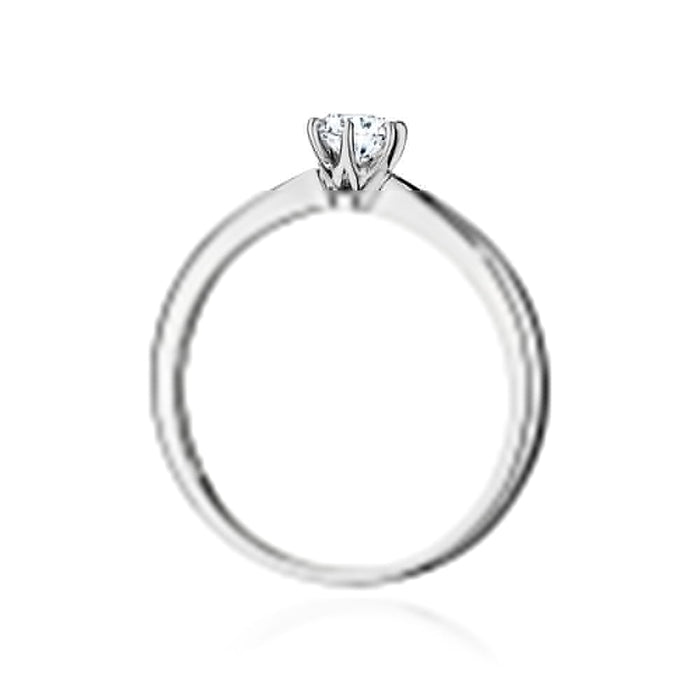 Inel Aur 14K W553 Diamant Cultivat 0.40ct