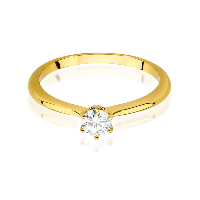 Inel Aur 14K W0553 Diamant 0.40ct