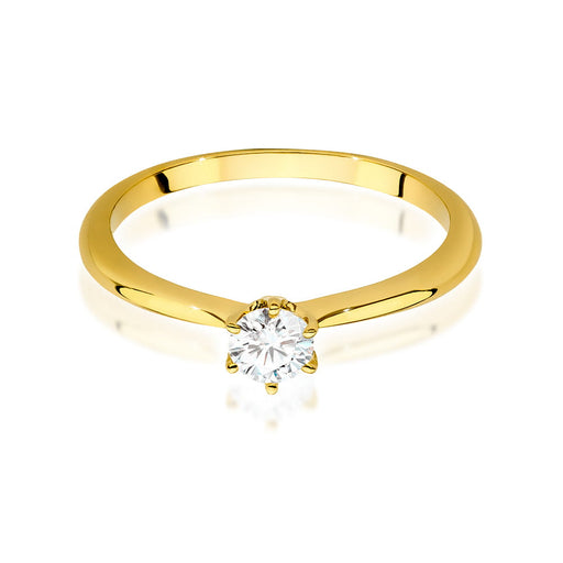 Inel Aur 14K W553 Diamant Cultivat 0.40ct