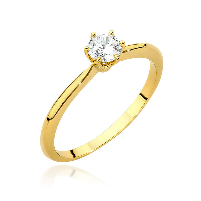 Inel Aur 14K W553 Diamant Cultivat 0.50ct