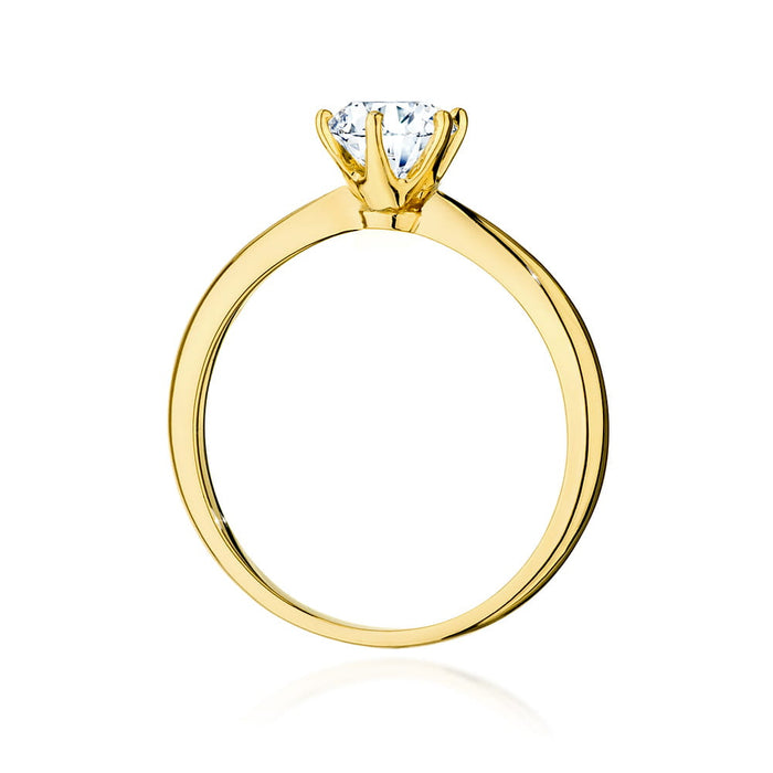Inel Aur 14K cu Diamante de Laborator 0.70 ct