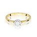 Inel Aur 14K cu Diamante Naturale Naturale 0.14 ct