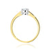 Inel Aur 14K cu Diamante Naturale Naturale 0.14 ct