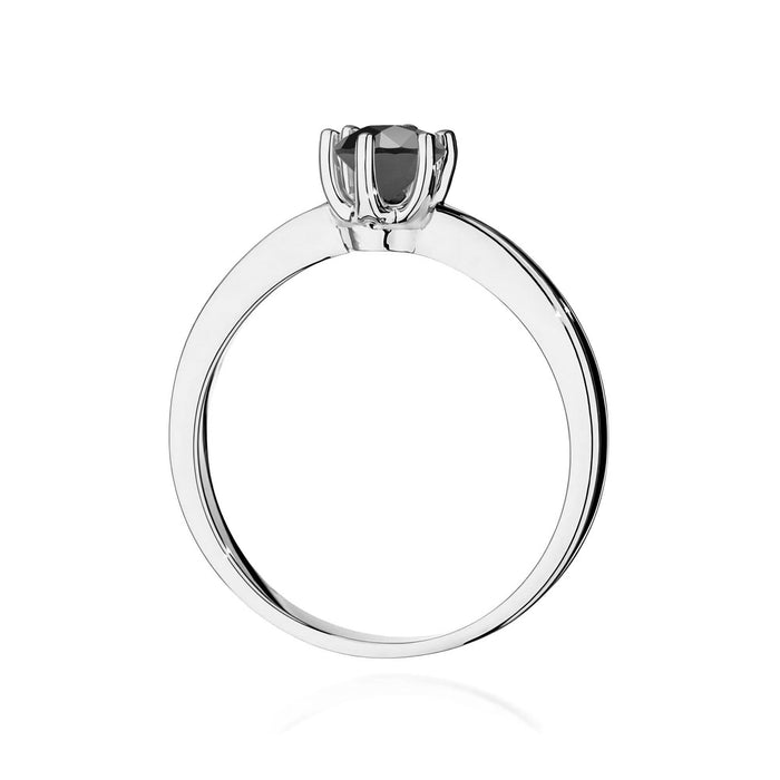 Inel Aur 14K W0563 Diamant Negru 0,50ct