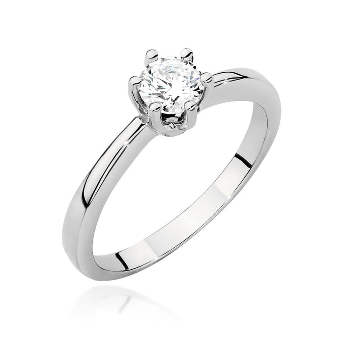 Inel Aur 14K W563 Diamant Cultivat 0.40ct