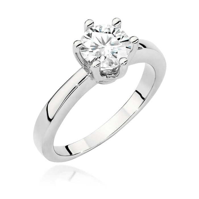 Inel Aur 14K W563 Diamant Cultivat 1.00ct
