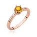 Inel Aur 14K W0563 Citrin 0,50ct