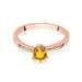 Inel Aur 14K W0563 Citrin 0,50ct