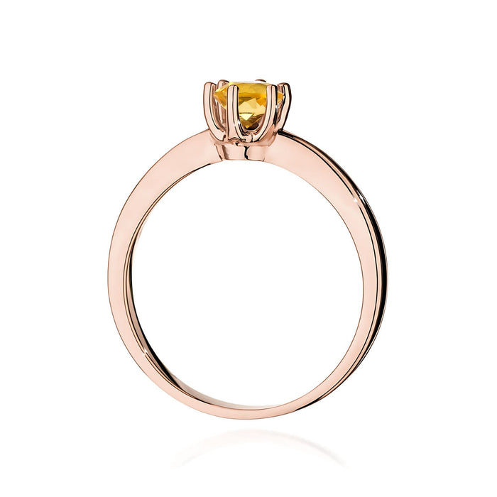 Inel Aur 14K W0563 Citrin 0,50ct