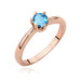 Inel Aur 14K W0563 Topaz Swiss 0,50ct