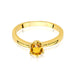 Inel Aur 14K W0563 Citrin 0,50ct
