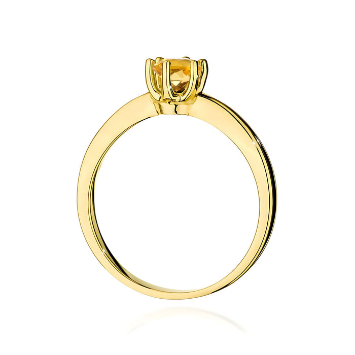 Inel Aur 14K W0563 Citrin 0,50ct