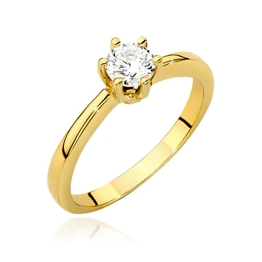 Inel Aur 14K W0563 Diamant 0.40ct