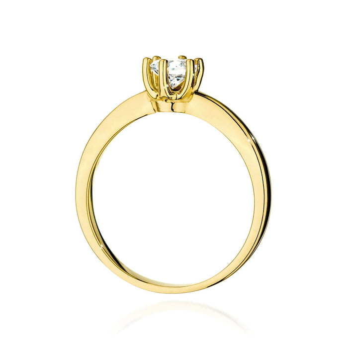 Inel Aur 14K W0563 Diamant 0.40ct