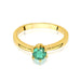 Inel Aur 14K W0563 Smarald 0,50ct