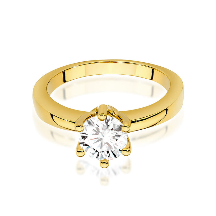 Inel Aur 14K W0563 Diamant Crescut în Laborator 0.70ct