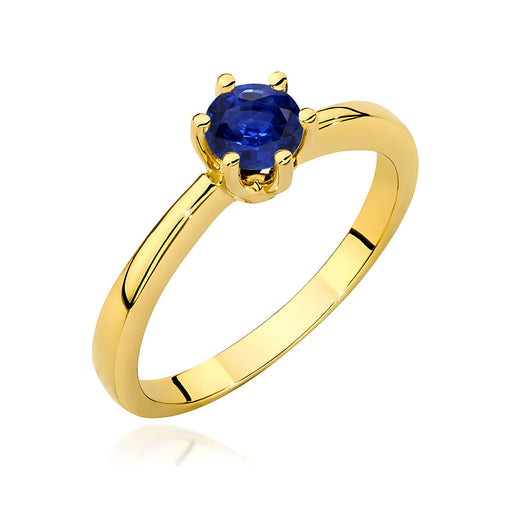 Inel Aur 14K W0563 Safir 0,50ct