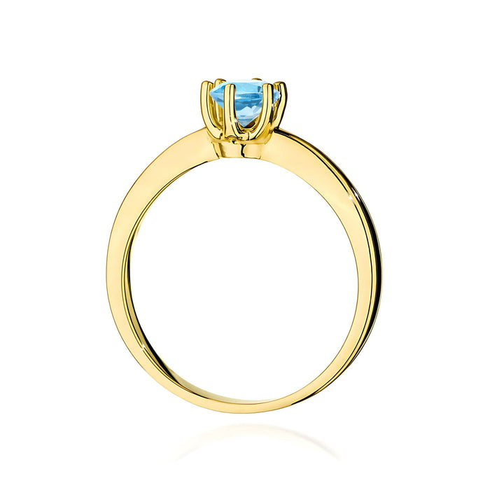 Inel Aur 14K W0563 Topaz Swiss 0,50ct