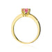 Inel Aur 14K W0563 Topaz Roz 0,60ct