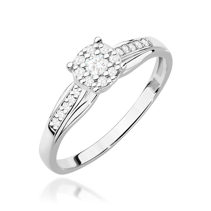 Inel Aur 14K cu Diamante Naturale 0.20 ct