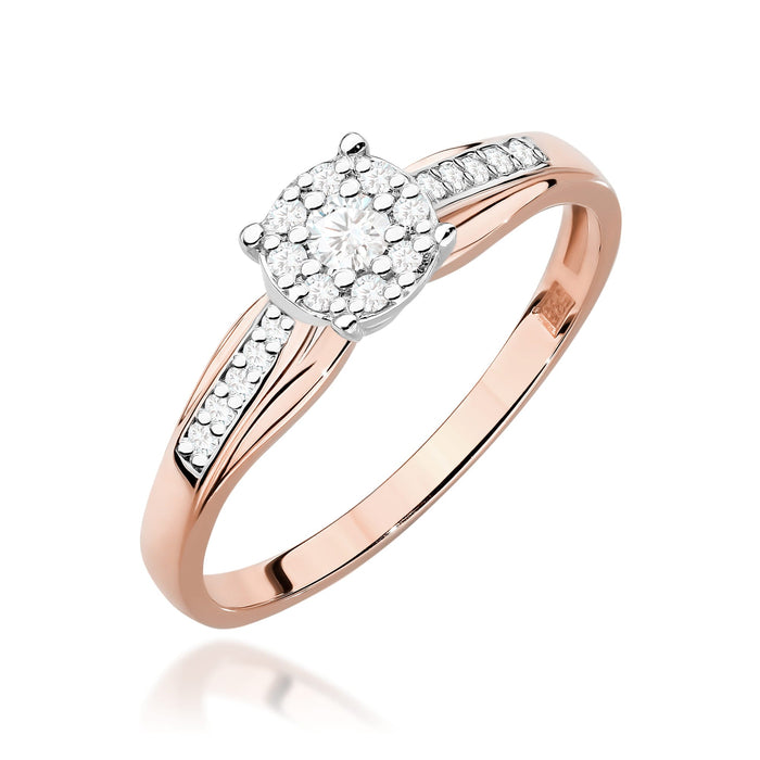 Inel Aur 14K cu Diamante Naturale 0.20 ct