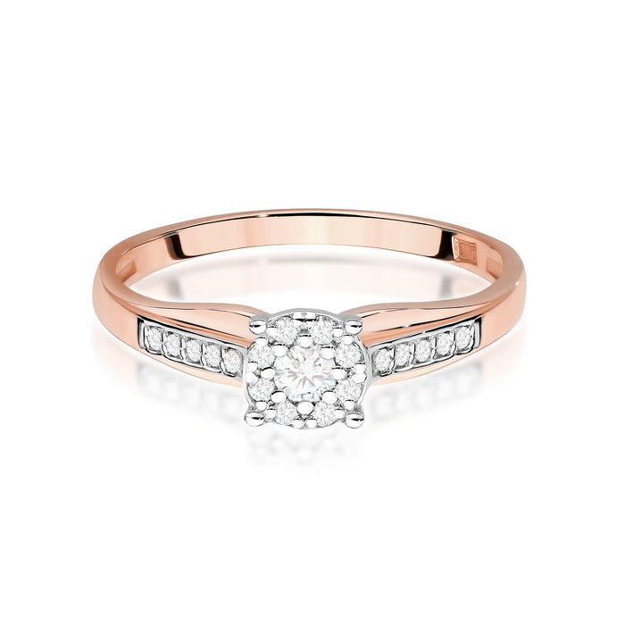 Inel Aur 14K cu Diamante Naturale 0.20 ct