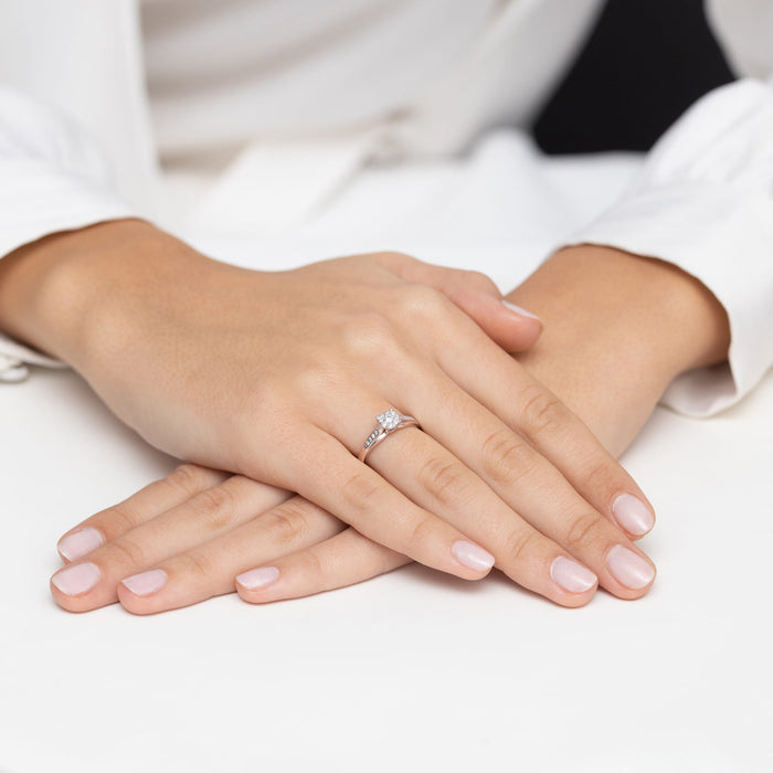 Inel Aur 14K cu Diamante Naturale Naturale 0.20 ct