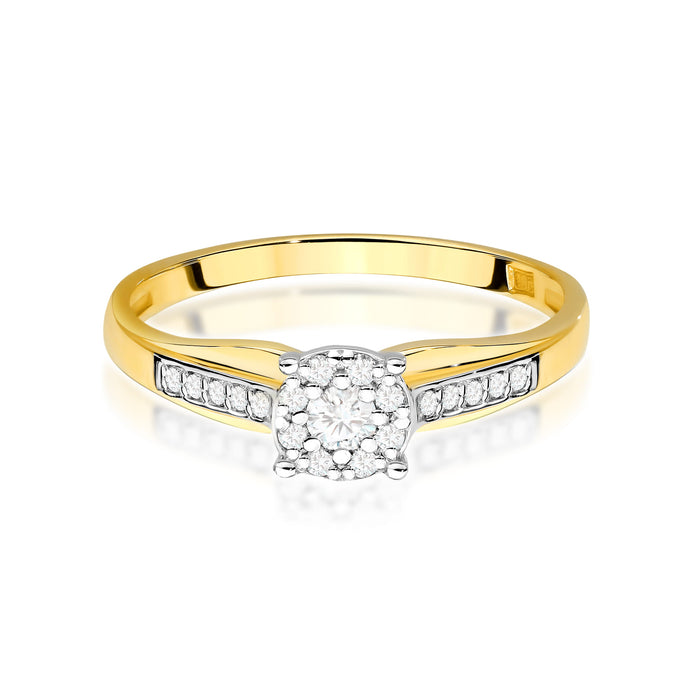 Inel Aur 14K cu Diamante Naturale 0.20 ct