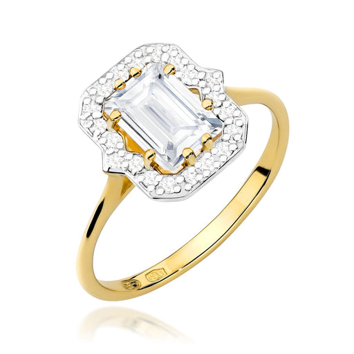 Inel Diamant Aur 14K Emerald 1.00ct W0576