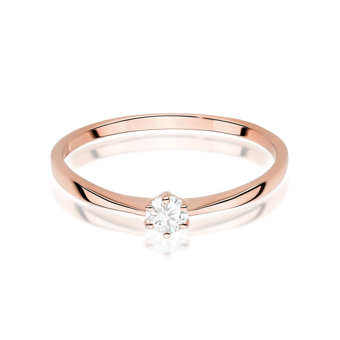 Inel Aur 14K W0579 Diamant 0.10ct
