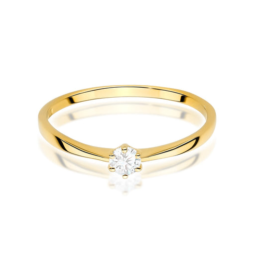 Inel Aur 14K W0579 Diamant 0.10ct