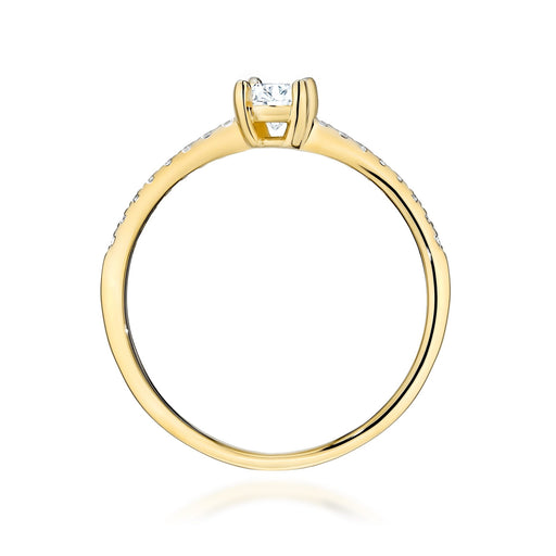 Inel Aur 14K cu Diamante Naturale Naturale 0.38 ct