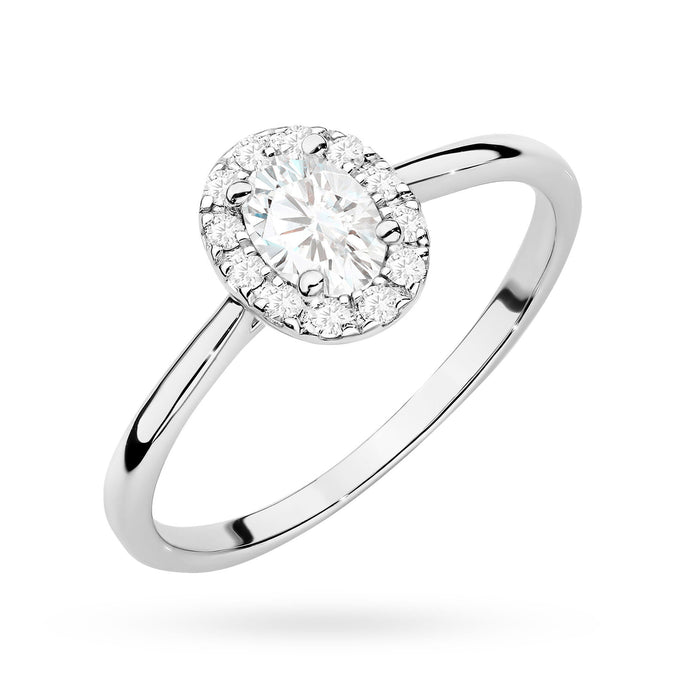 Inel Aur 14K cu Diamante Naturale 0.40 ct