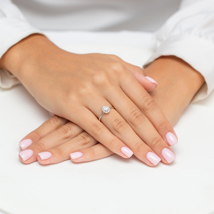 Inel Aur 14K cu Diamante Naturale Naturale 0.40 ct