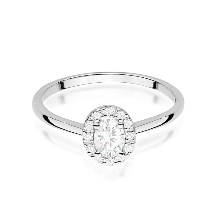 Inel Aur 14K W0583 Diamant Crescut în Laborator 0.30ct