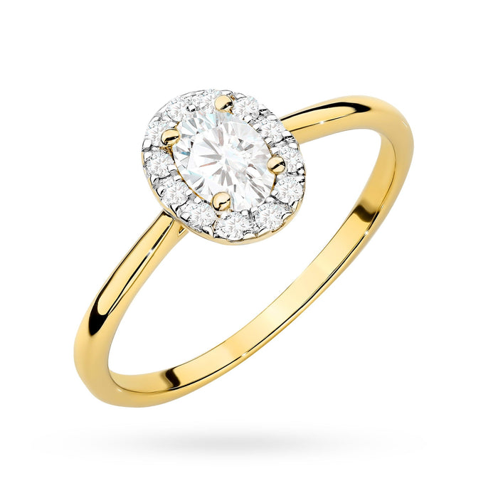 Inel Aur 14K cu Diamante Naturale 0.40 ct