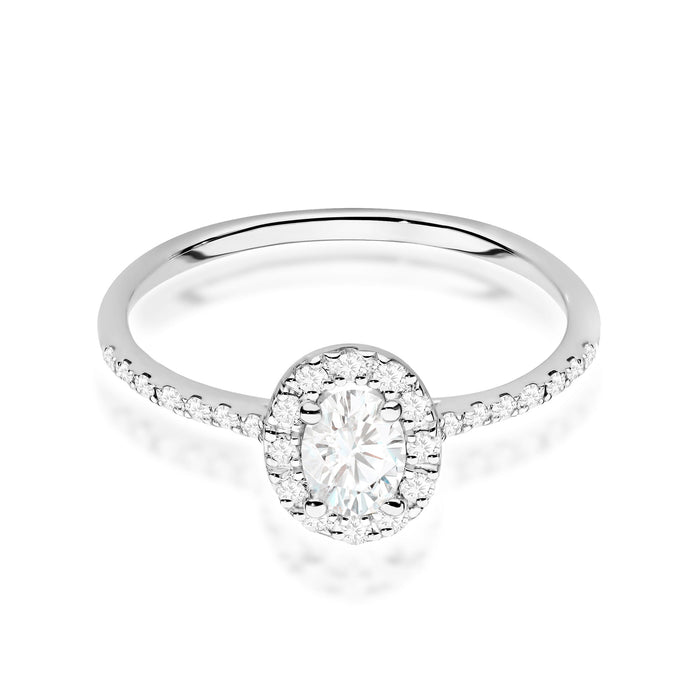 Inel Aur 14K cu Diamante Naturale 0.47 ct