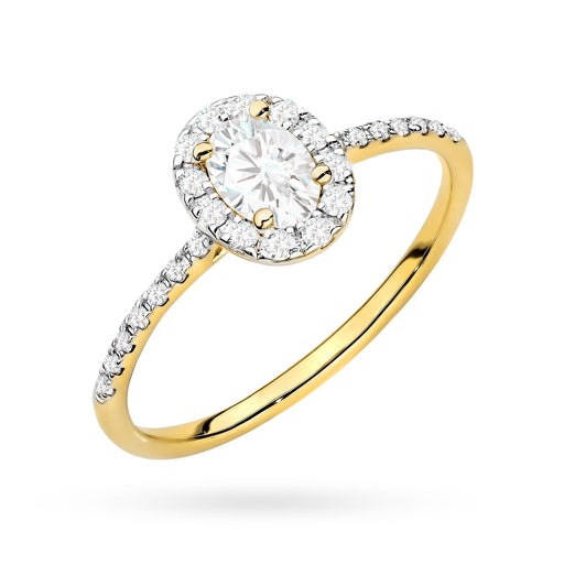 Inel Aur 14K cu Diamante Naturale Naturale 0.47 ct