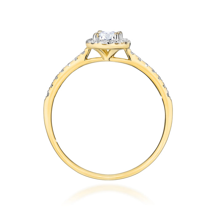 Inel Aur 14K cu Diamante Naturale 0.47 ct