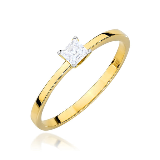 Inel Aur 14K Diamant Cultivat 0,15ct - Model W0586