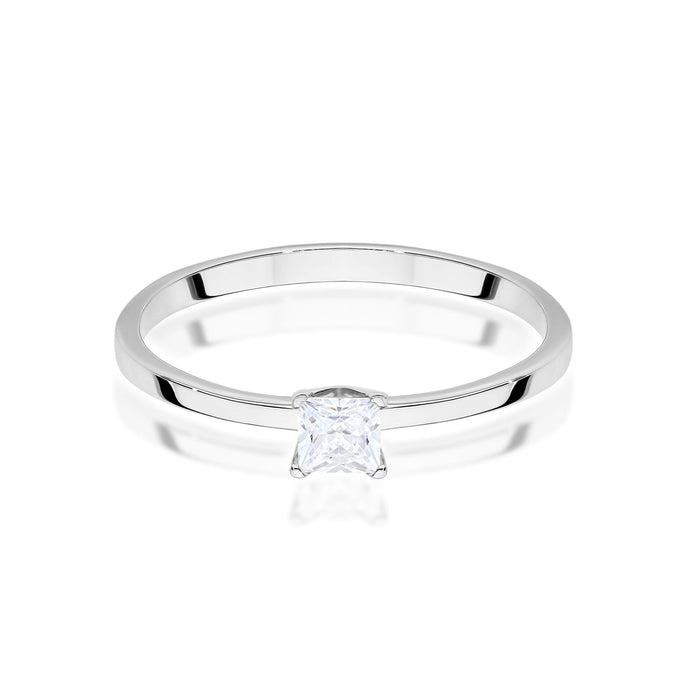 Inel Aur 14K W0587 Diamant Cultivat 0.30ct