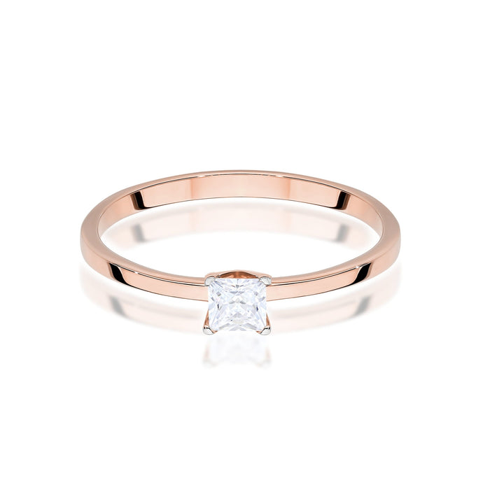 Inel Aur 14K W0587 Diamant Cultivat 0.30ct