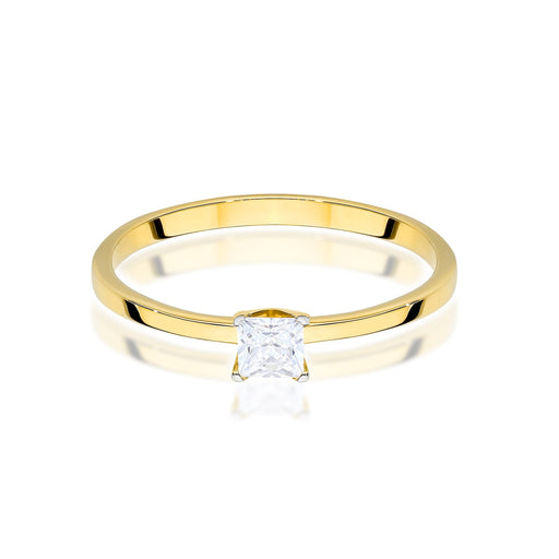 Inel Aur 14K W0587 Diamant Cultivat 0.30ct
