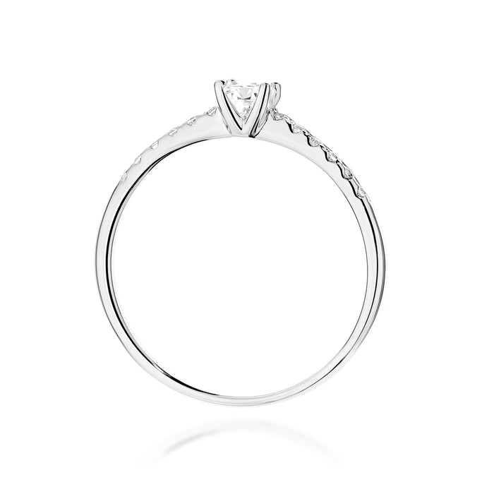 Inel Aur 14K cu Diamante Naturale Naturale 0.22 ct