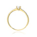 Inel Aur 14K cu Diamant Natural 0.15 ct
