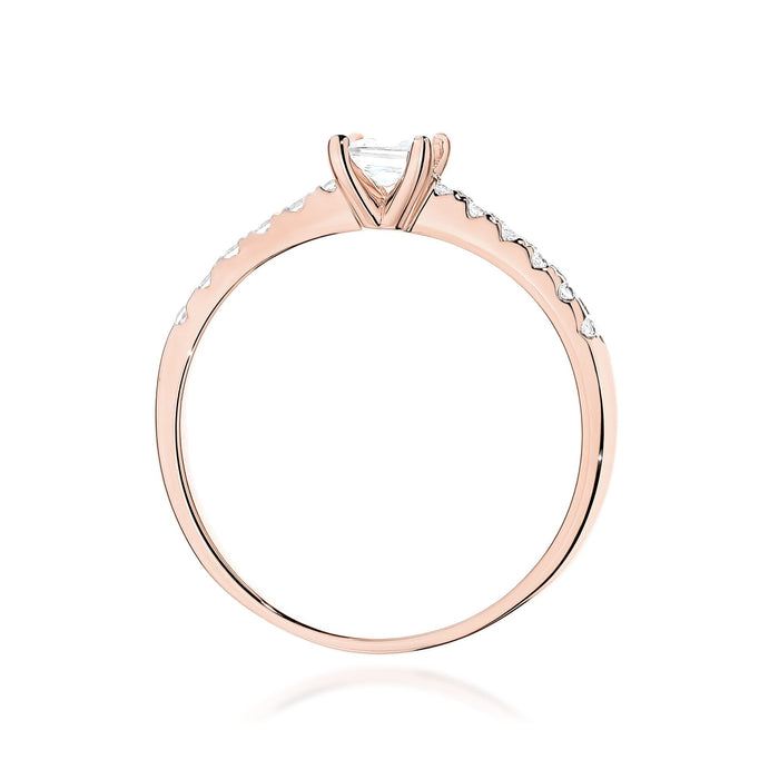 Inel Aur 14K cu Diamante Naturale Naturale 0.40 ct