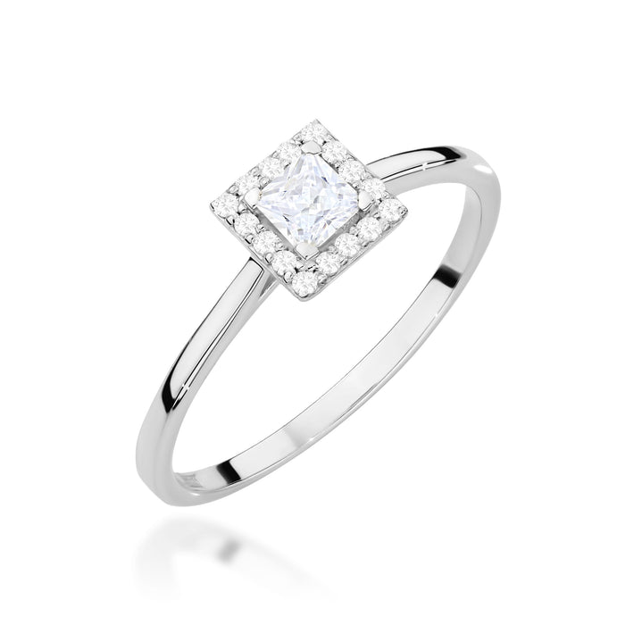 Inel Aur 14K W0590 Diamant 0.23ct