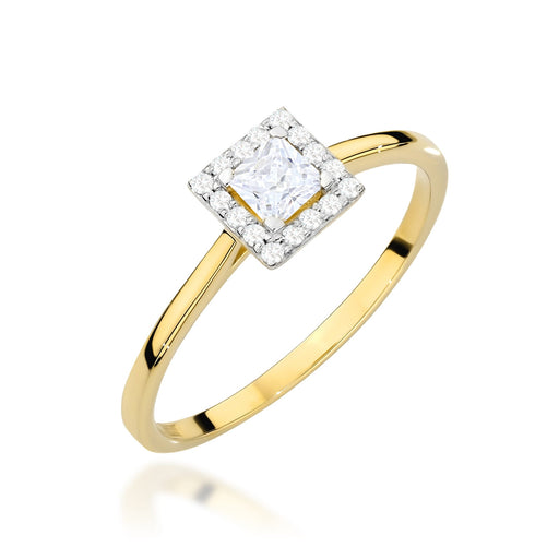 Inel Aur 14K W0590 Diamant 0.23ct
