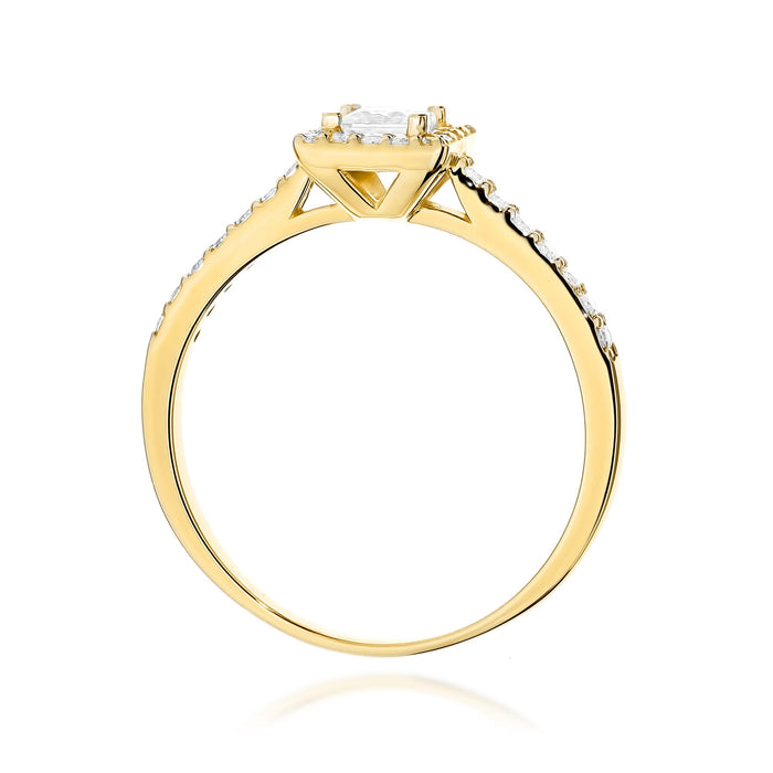 Inel Aur 14K cu Diamante Naturale Naturale 0.50 ct