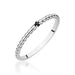 Inel Aur 14K W0601 Diamant Negru 0.02ct